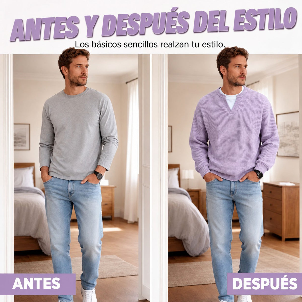 Jersey waffle con efecto doble capa
