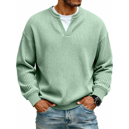 Jersey waffle con efecto doble capa
