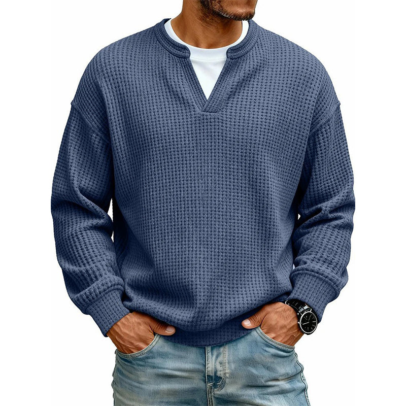 Jersey waffle con efecto doble capa