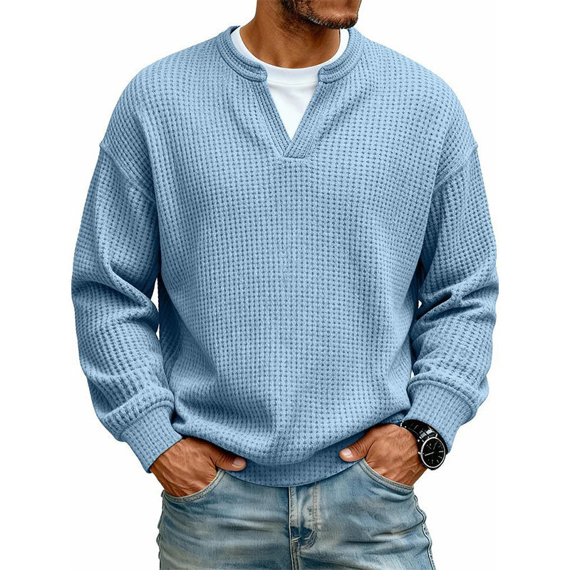 Jersey waffle con efecto doble capa