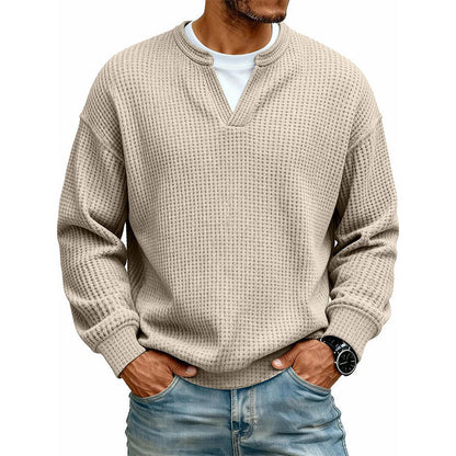 Jersey waffle con efecto doble capa