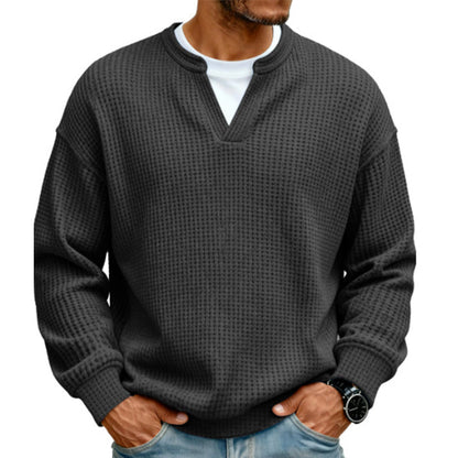 Jersey waffle con efecto doble capa