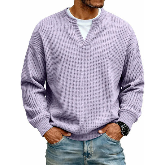 Jersey waffle con efecto doble capa