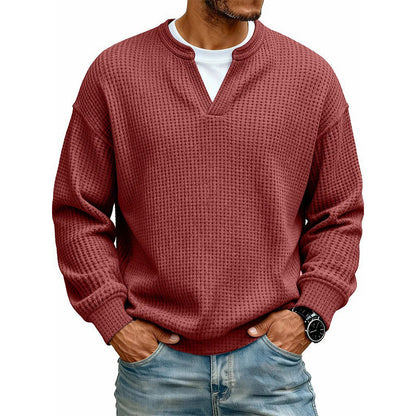 Jersey waffle con efecto doble capa